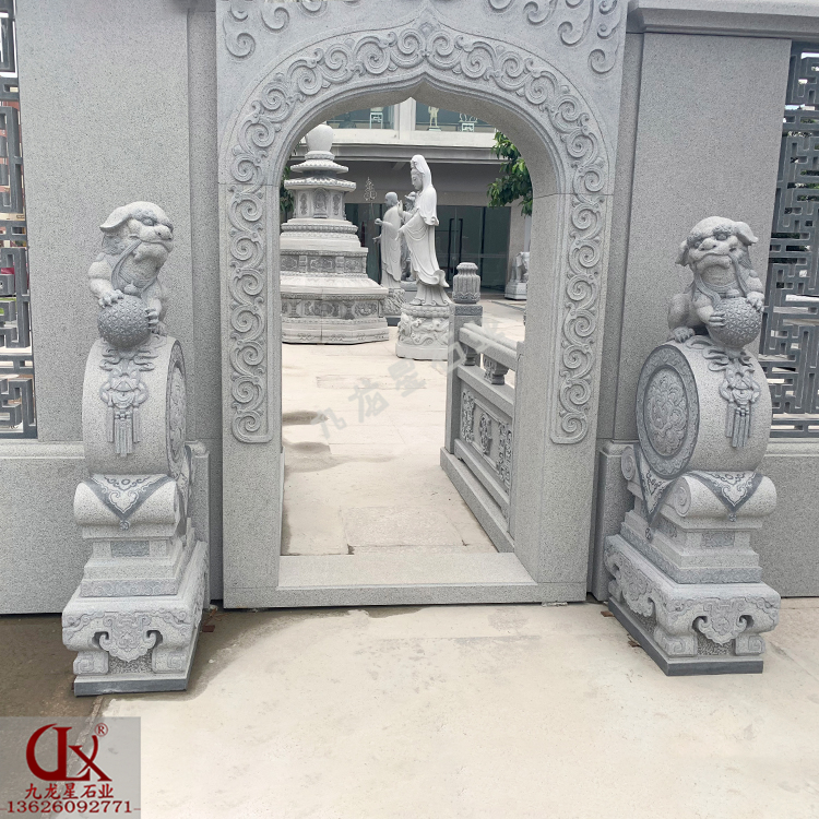 大門口石雕抱鼓石與門當戶對的故事