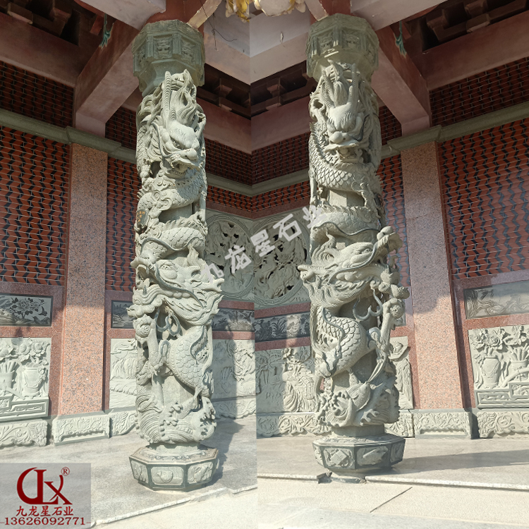 哪里有做石雕龍柱 寺廟龍柱廠家哪家好