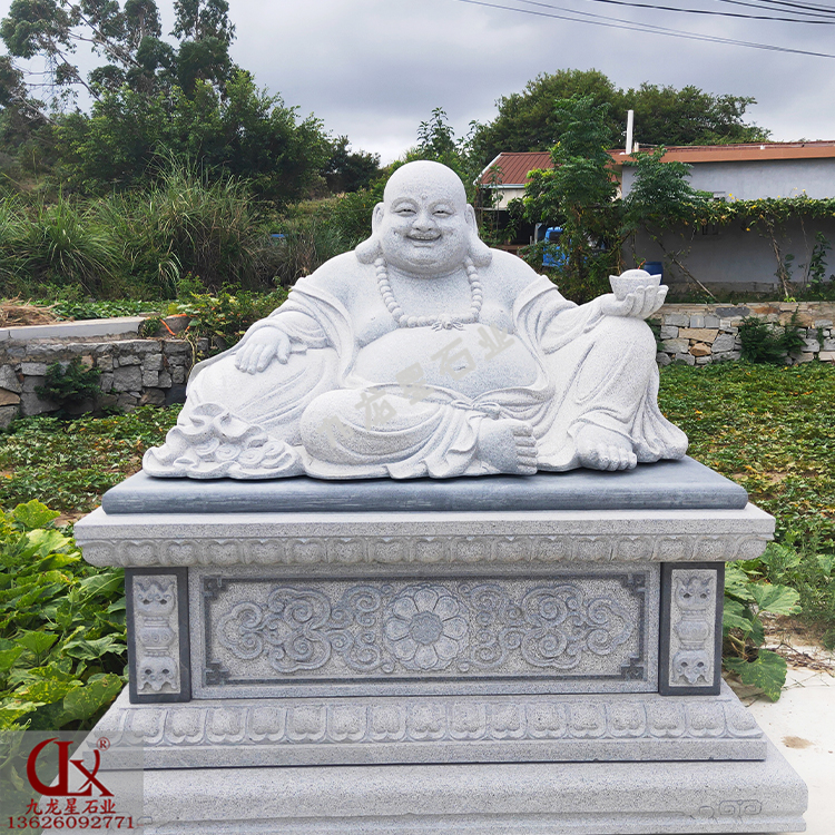 石雕大肚彌勒佛圖片雕刻工藝