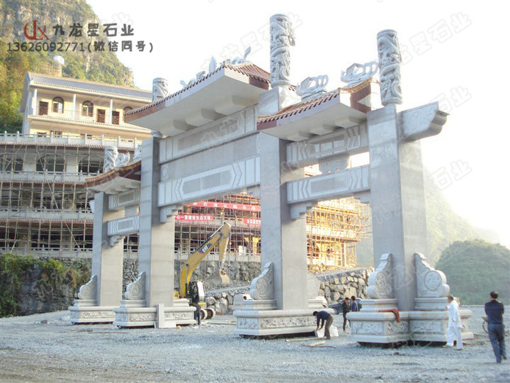石雕牌坊廠家 石頭牌坊