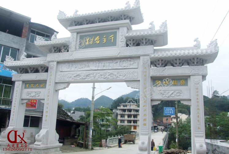 石牌坊材質(zhì)有哪些 九龍星石業(yè)